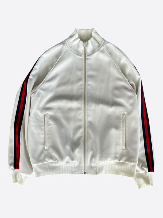 Gucci White & Red Striped Track Jacket