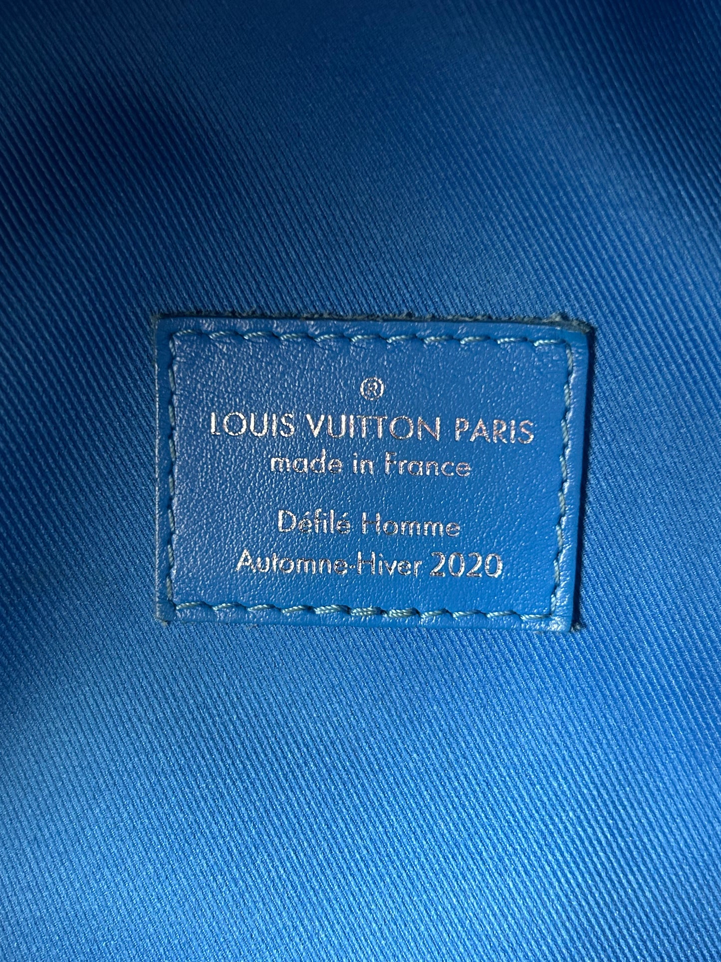 Louis Vuitton Blue & White Cloud Monogram Backpack