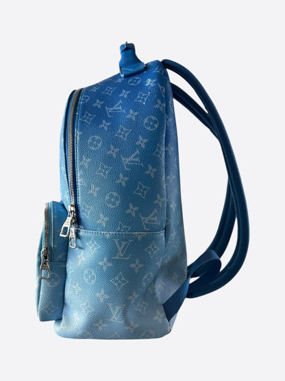 Louis Vuitton Blue & White Cloud Monogram Backpack