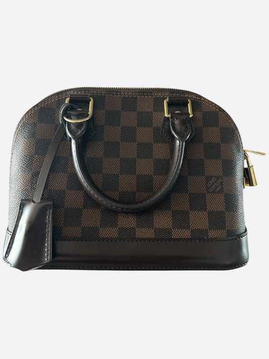 Louis Vuitton Brown Damier Alma BB