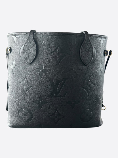 Louis Vuitton Black Empreinte Monogram Neverfull MM