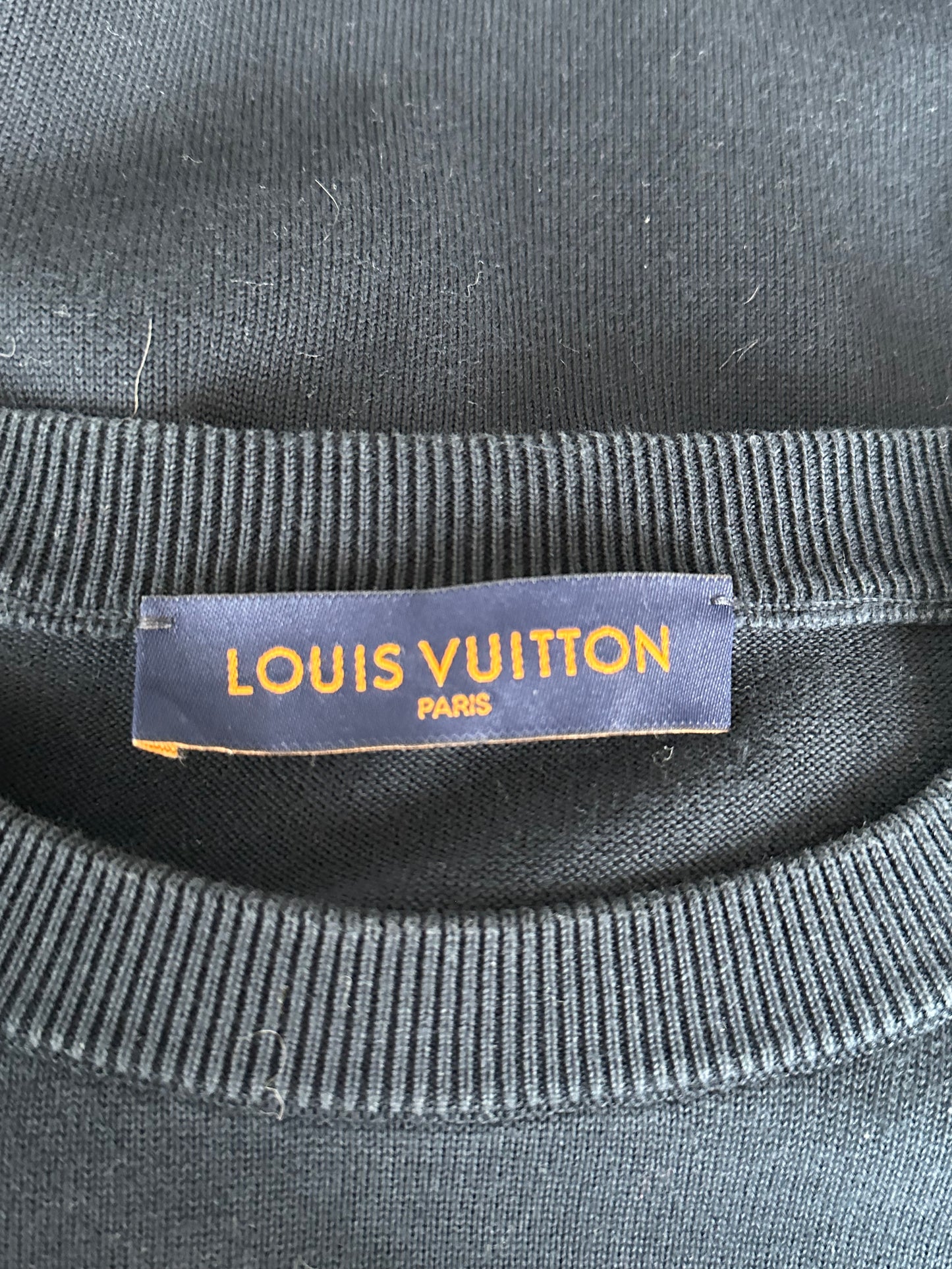Louis Vuitton Nigo Navy Heart Intarsia T-Shirt