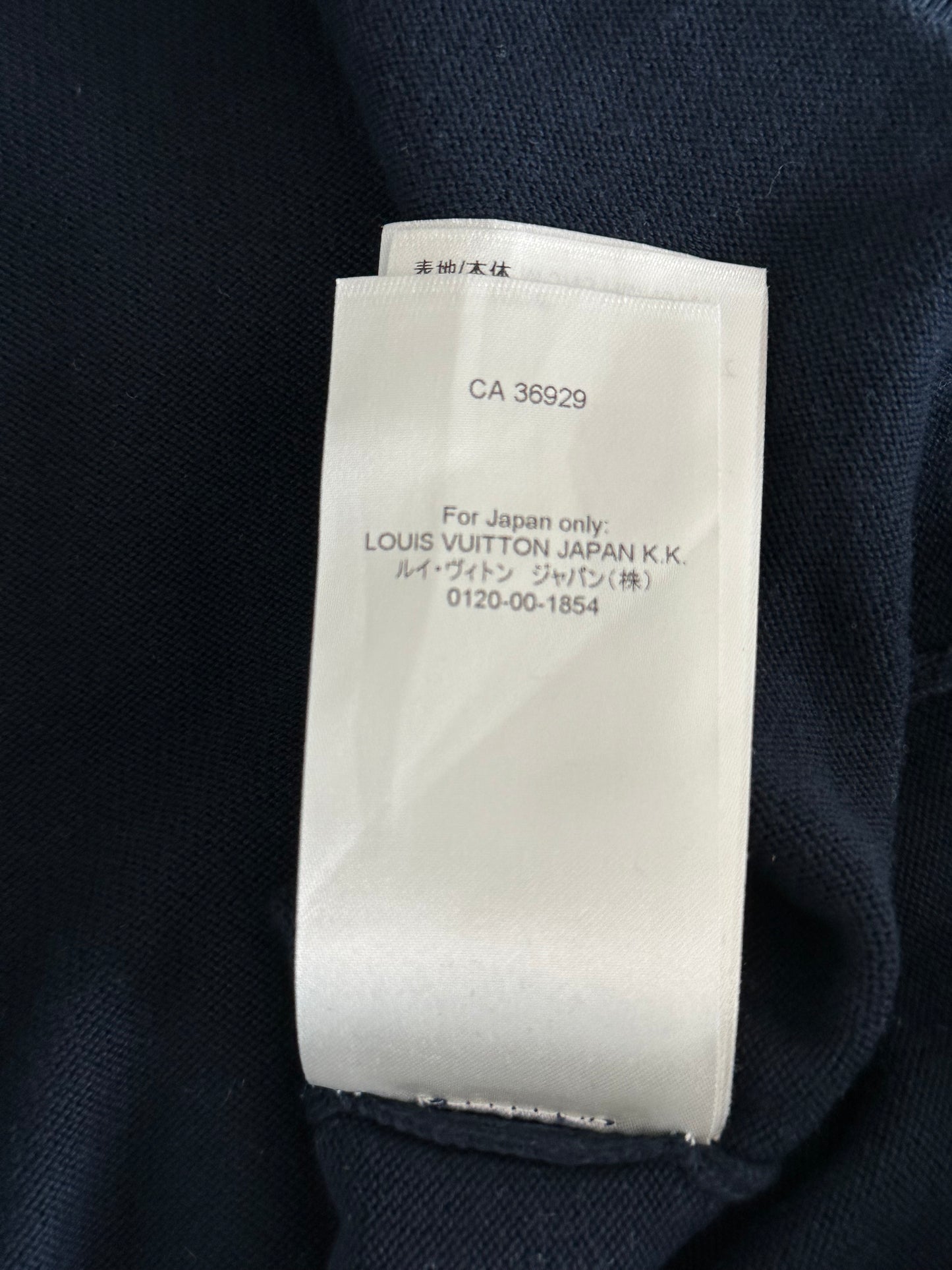 Louis Vuitton Nigo Navy Heart Intarsia T-Shirt