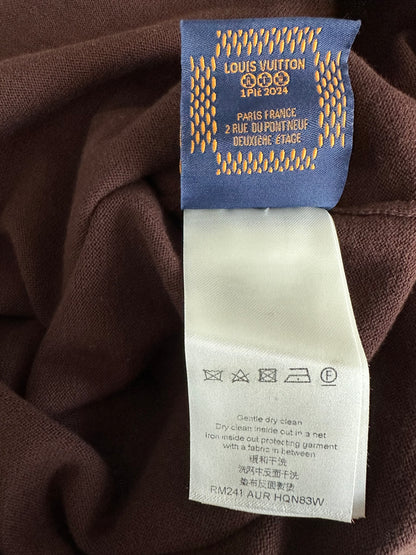 Louis Vuitton Brown Trunk Intarsia T-Shirt