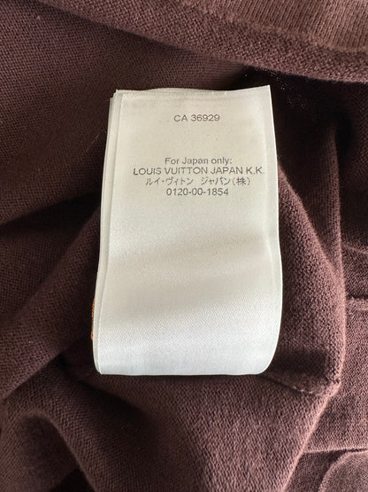 Louis Vuitton Brown Trunk Intarsia T-Shirt