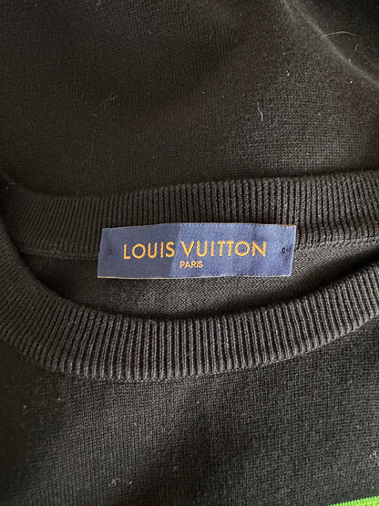 Louis Vuitton Black & Green 1854 Intarsia T-Shirt