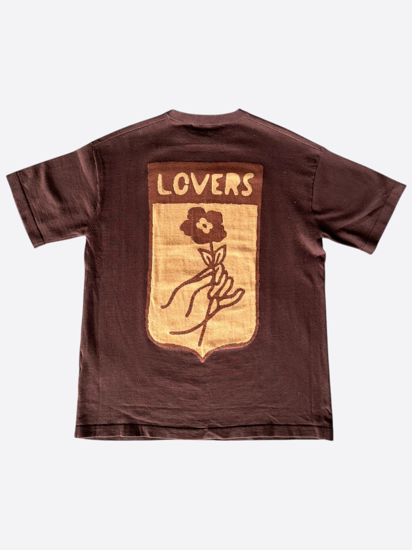 Louis Vuitton Brown Trunk Intarsia T-Shirt