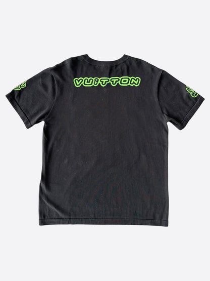 Louis Vuitton Black & Green 1854 Intarsia T-Shirt