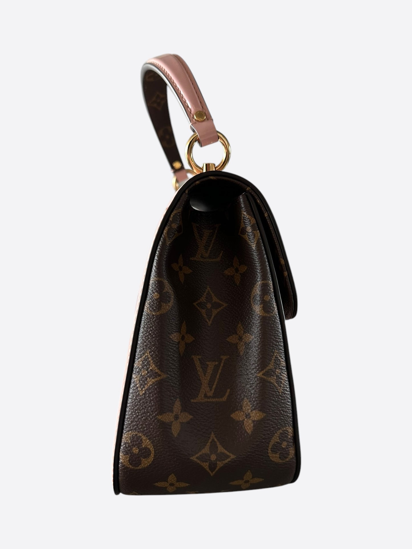 Louis Vuitton Pink & Brown Monogram Vernis Cherry Wood Shoulder Bag