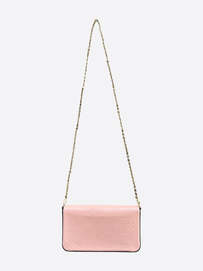 Louis Vuitton Pink Vernis Monogram Pochette Felicie