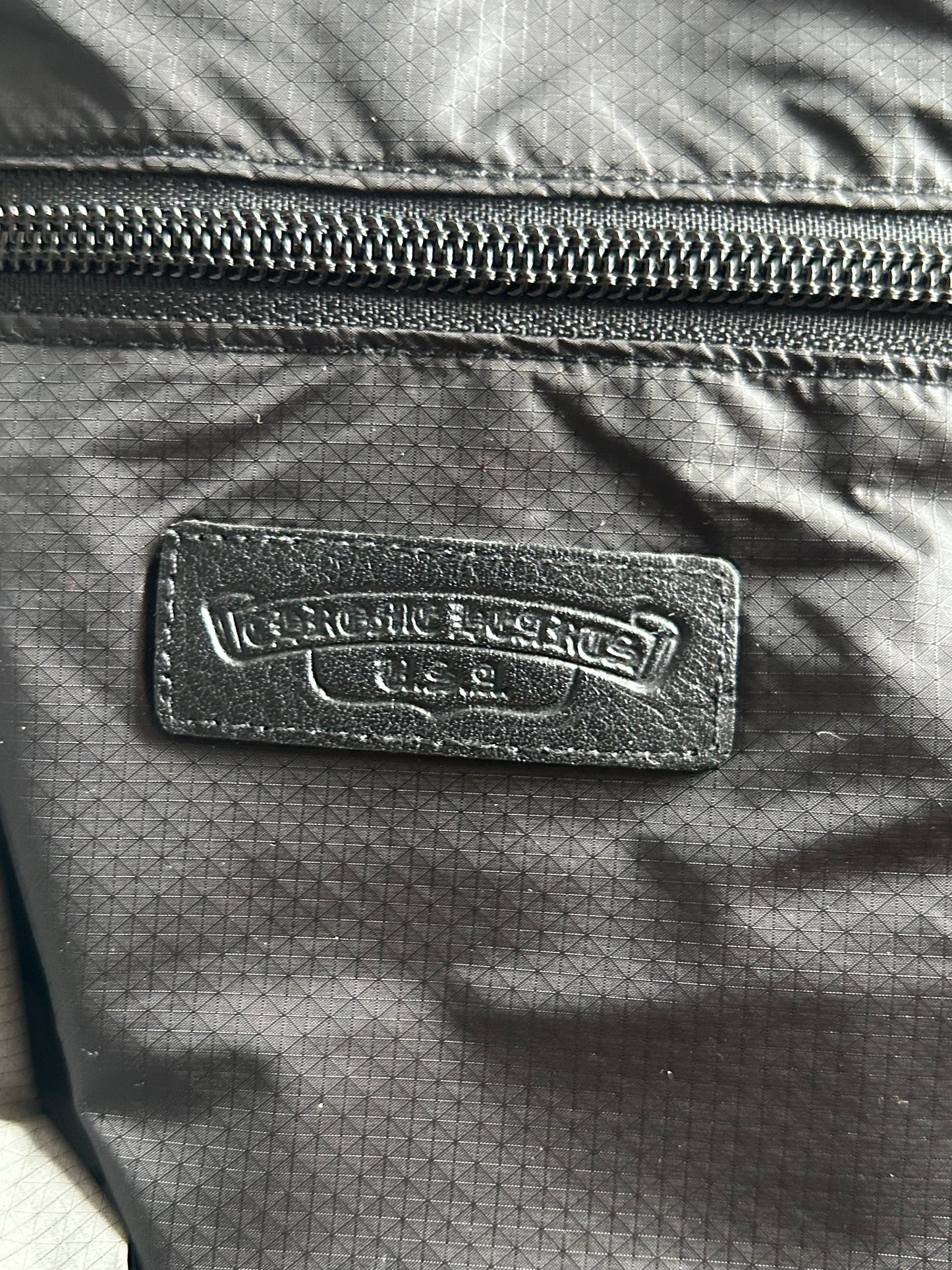 Chrome Hearts Black Cross Patch Nylon Windbreaker