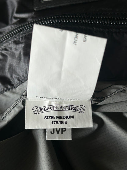 Chrome Hearts Black Cross Patch Nylon Windbreaker