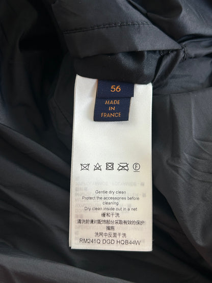 Louis Vuitton Black Embroidered Monogram Puffer Jacket