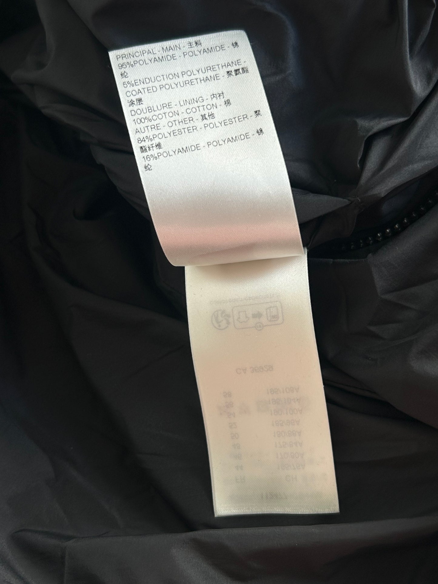 Louis Vuitton Black Embroidered Monogram Puffer Jacket