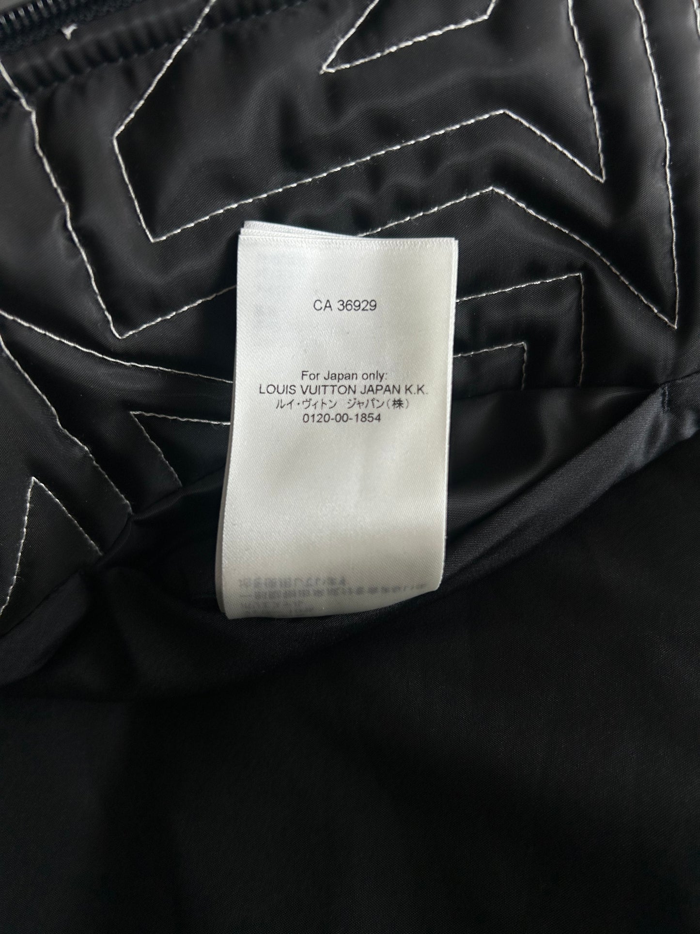 Louis Vuitton Black & White Snow Capsule Puffer Jacket