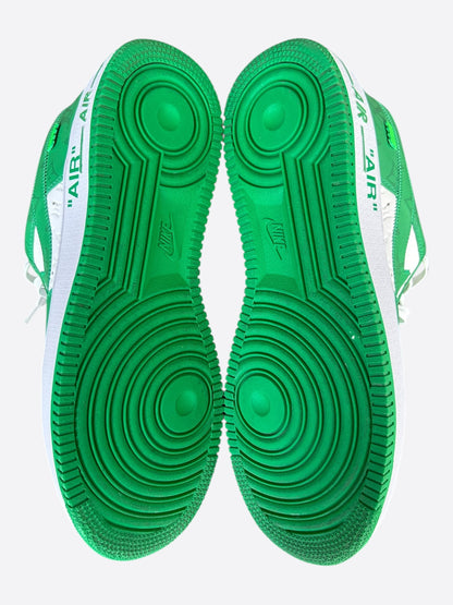 Louis Vuitton Nike Green & White Monogram Air Force 1