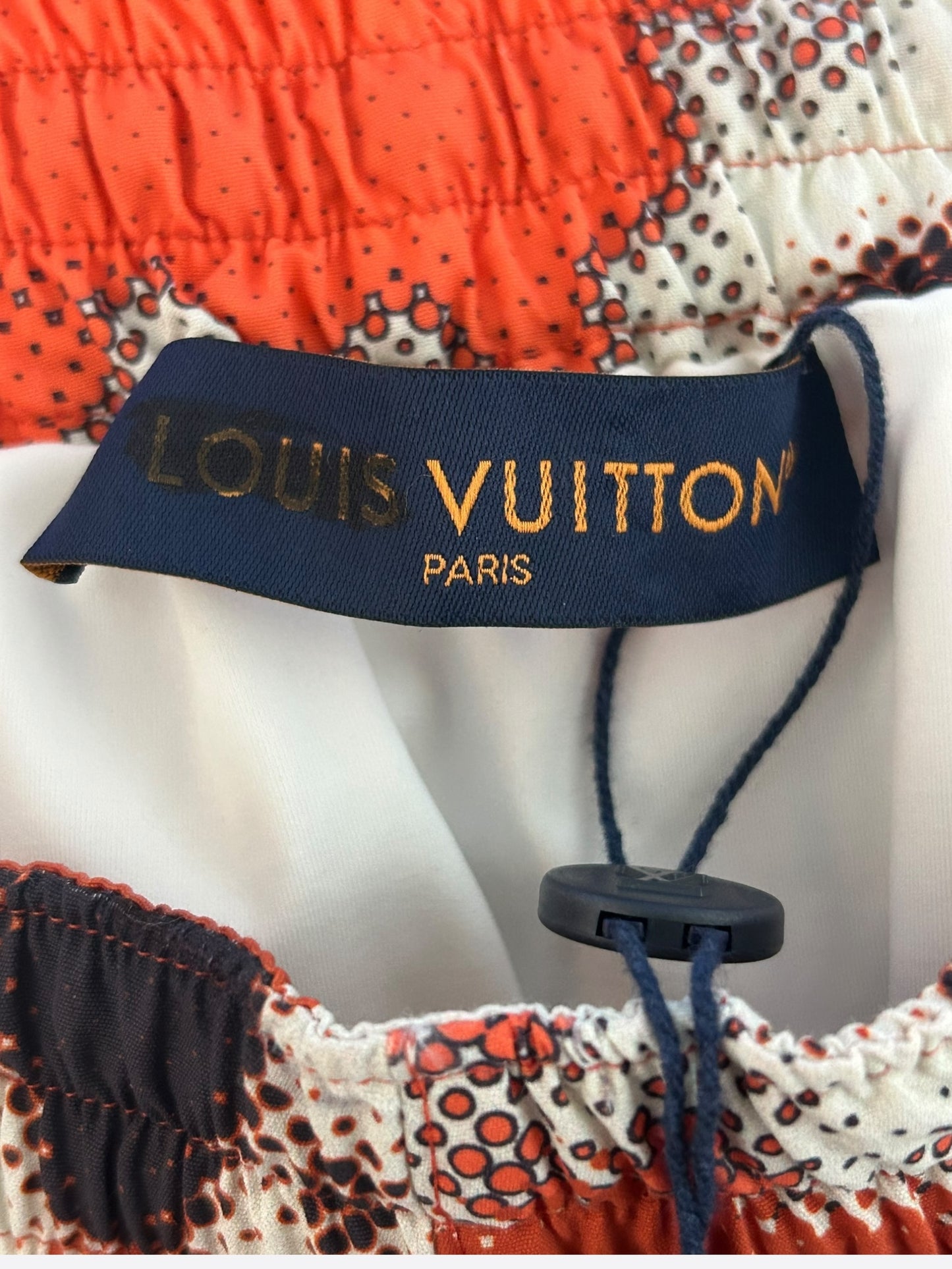 Louis Vuitton Orange Camouflage Swim Shorts