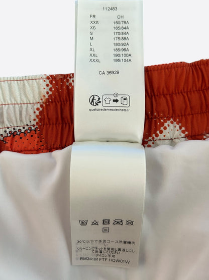 Louis Vuitton Orange Camouflage Swim Shorts