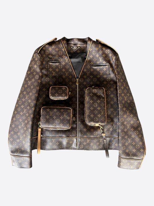 Louis Vuitton Brown Monogram Admiral Jacket