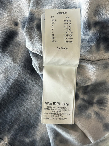 Louis Vuitton Grey & Orange Tie-Dye Graffiti T-Shirt