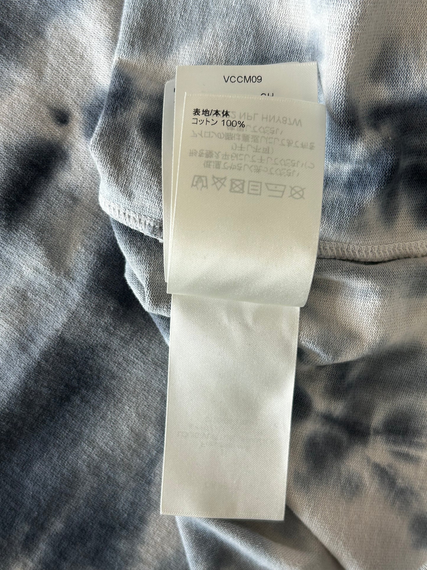 Louis Vuitton Grey & Orange Tie-Dye Graffiti T-Shirt