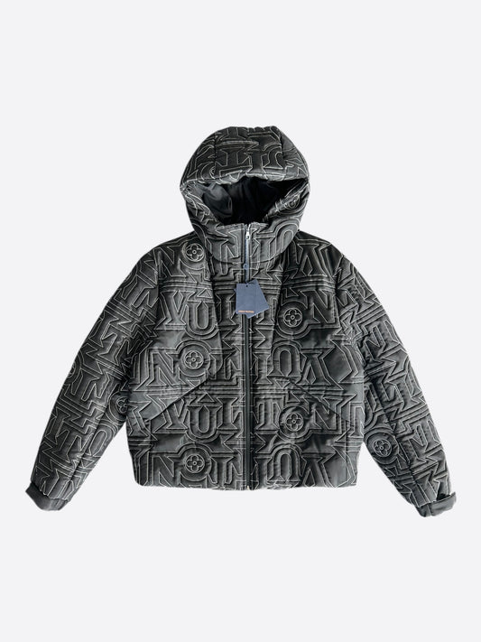 Louis Vuitton Black & White Snow Capsule Puffer Jacket