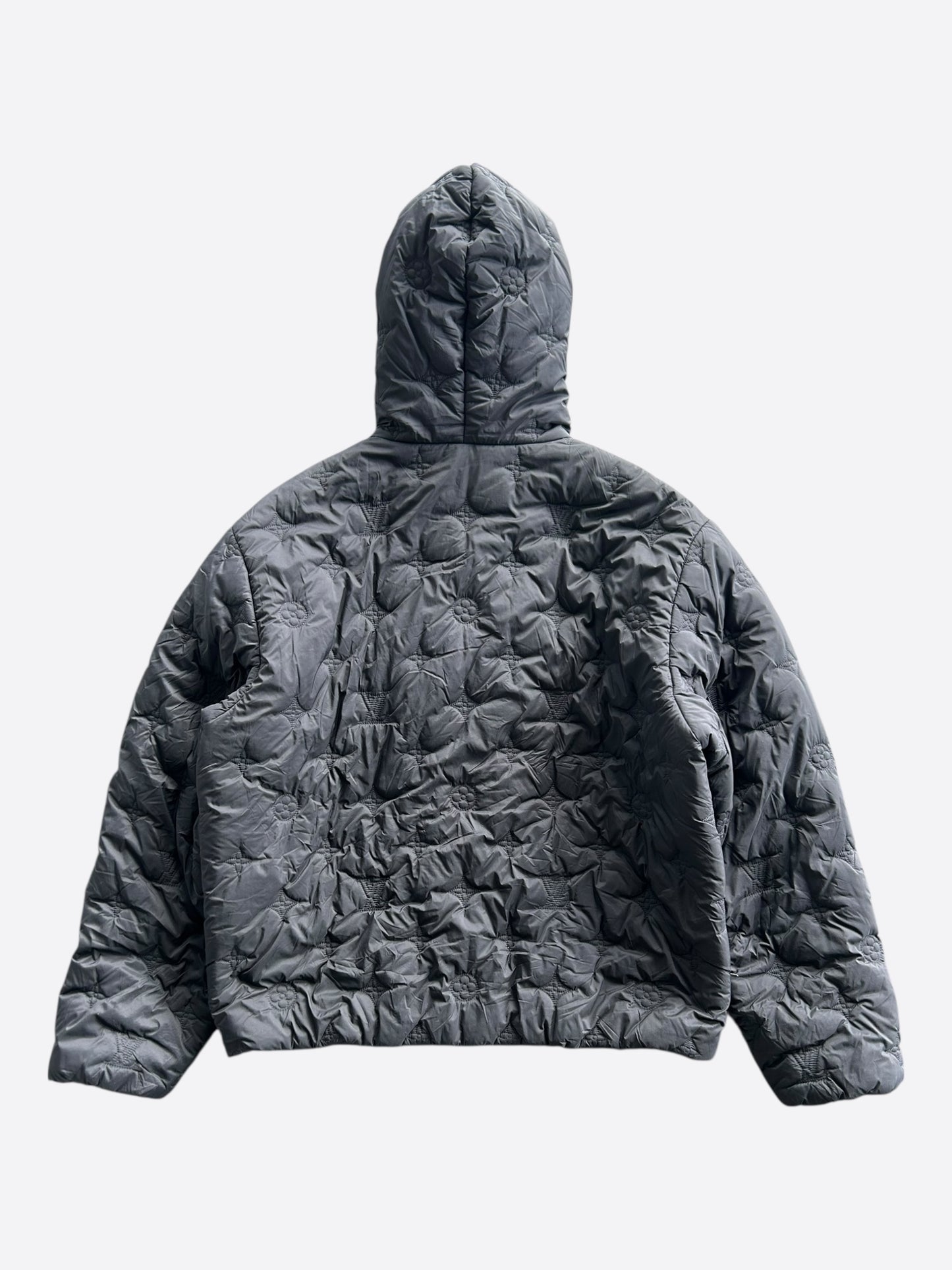 Louis Vuitton Black Embroidered Monogram Puffer Jacket