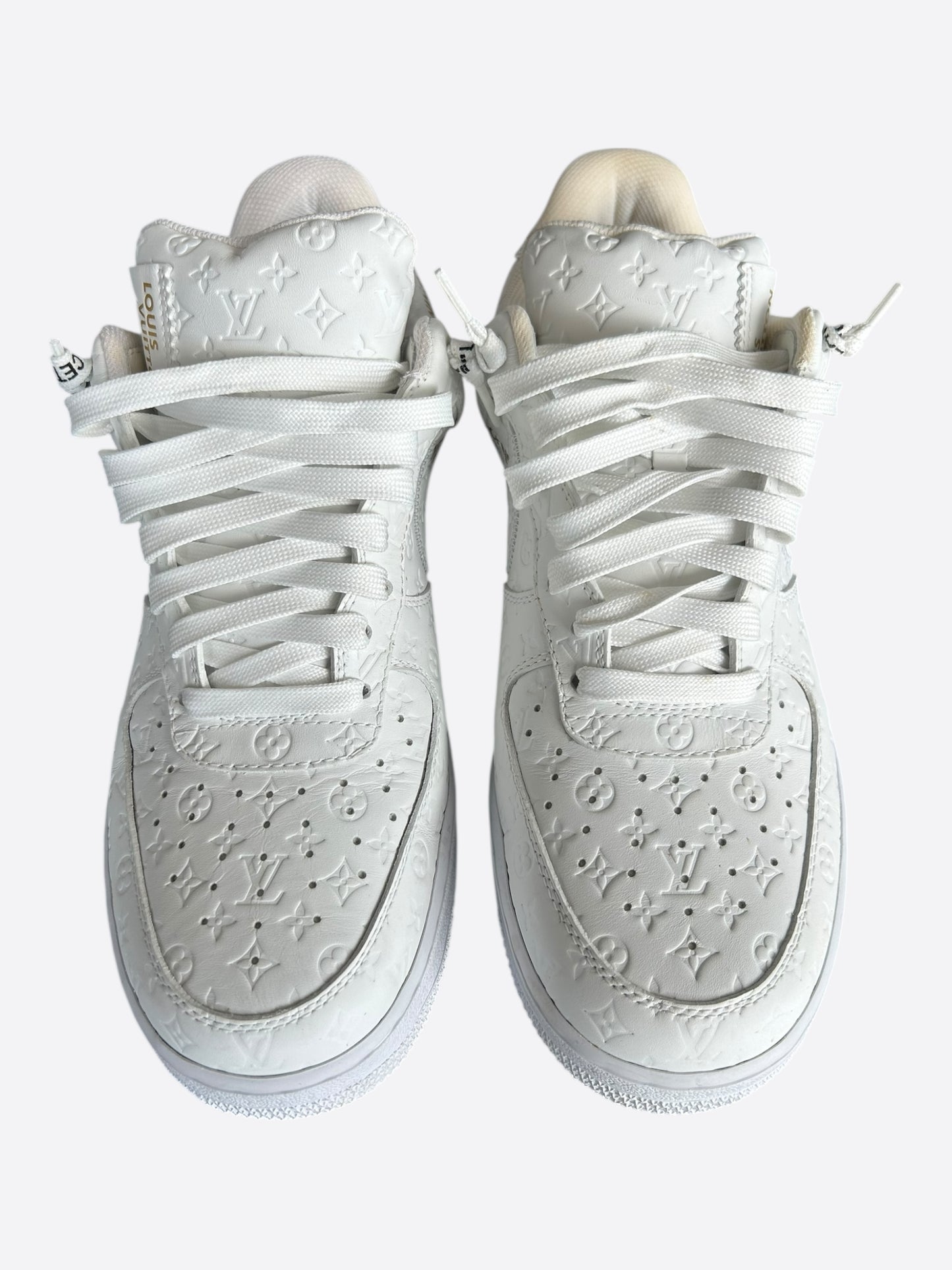 Louis Vuitton Nike White Monogram Air Force 1
