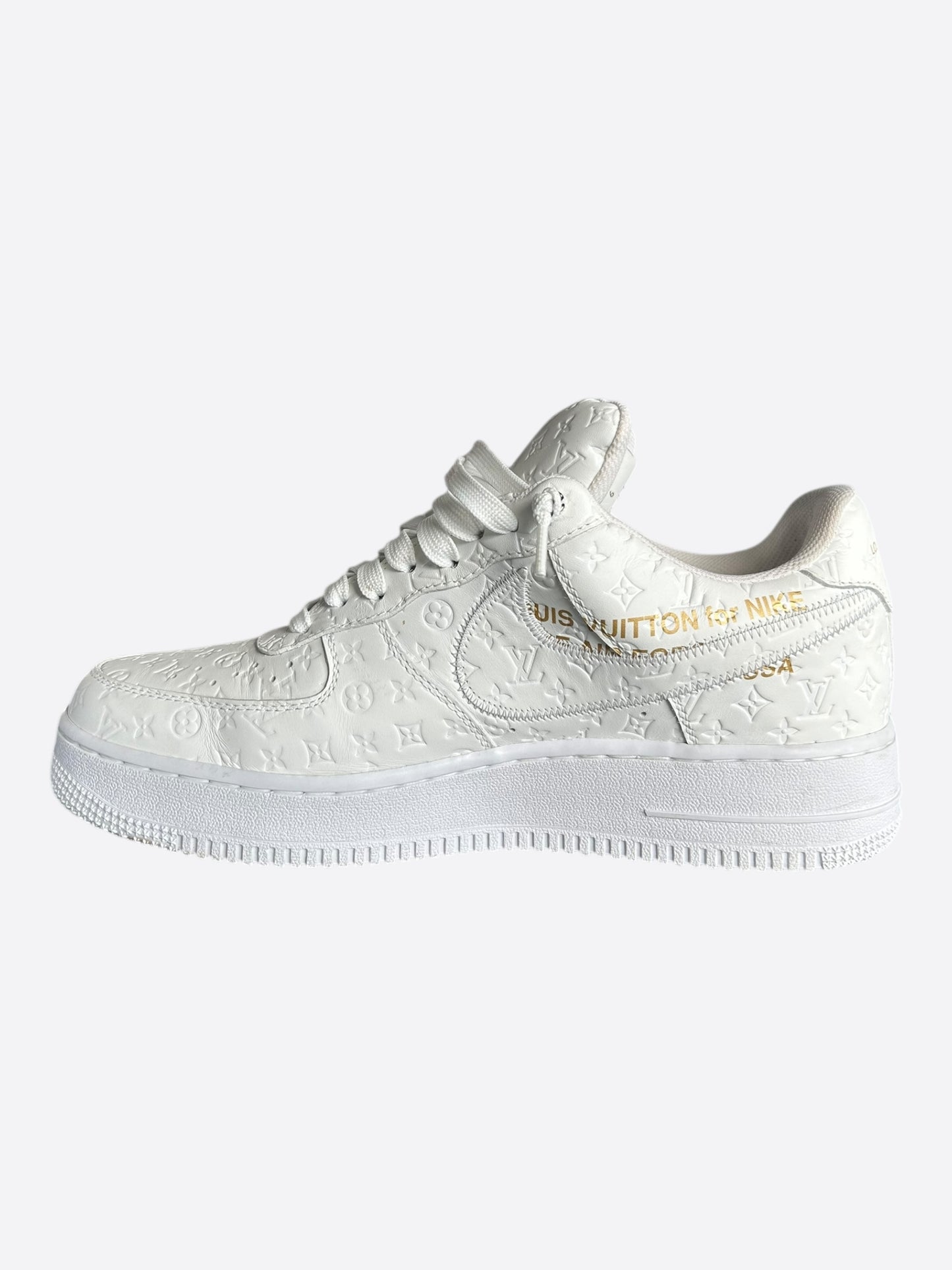 Louis Vuitton Nike White Monogram Air Force 1