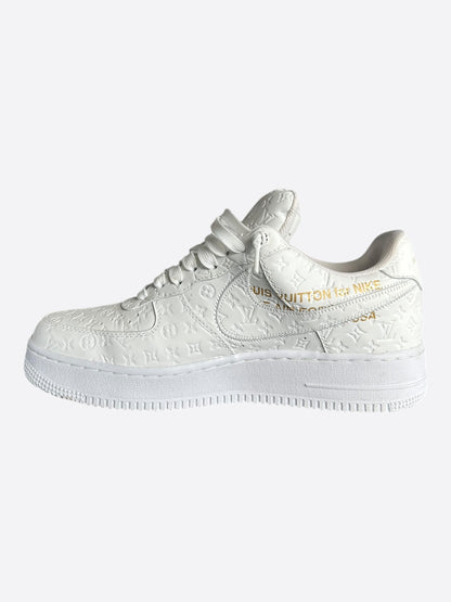 Louis Vuitton Nike White Monogram Air Force 1