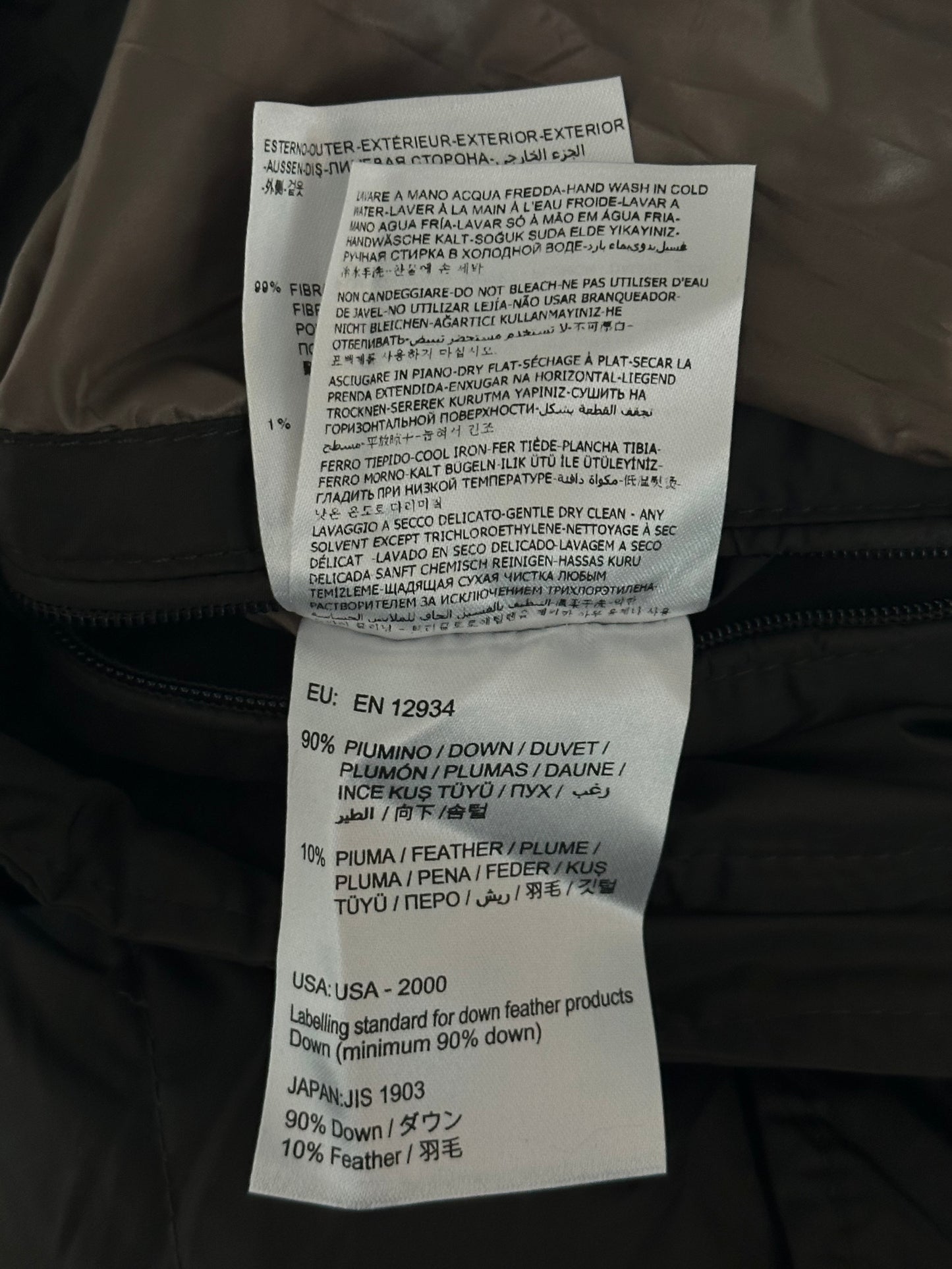 Moncler Grey Nivelle Puffer Jacket