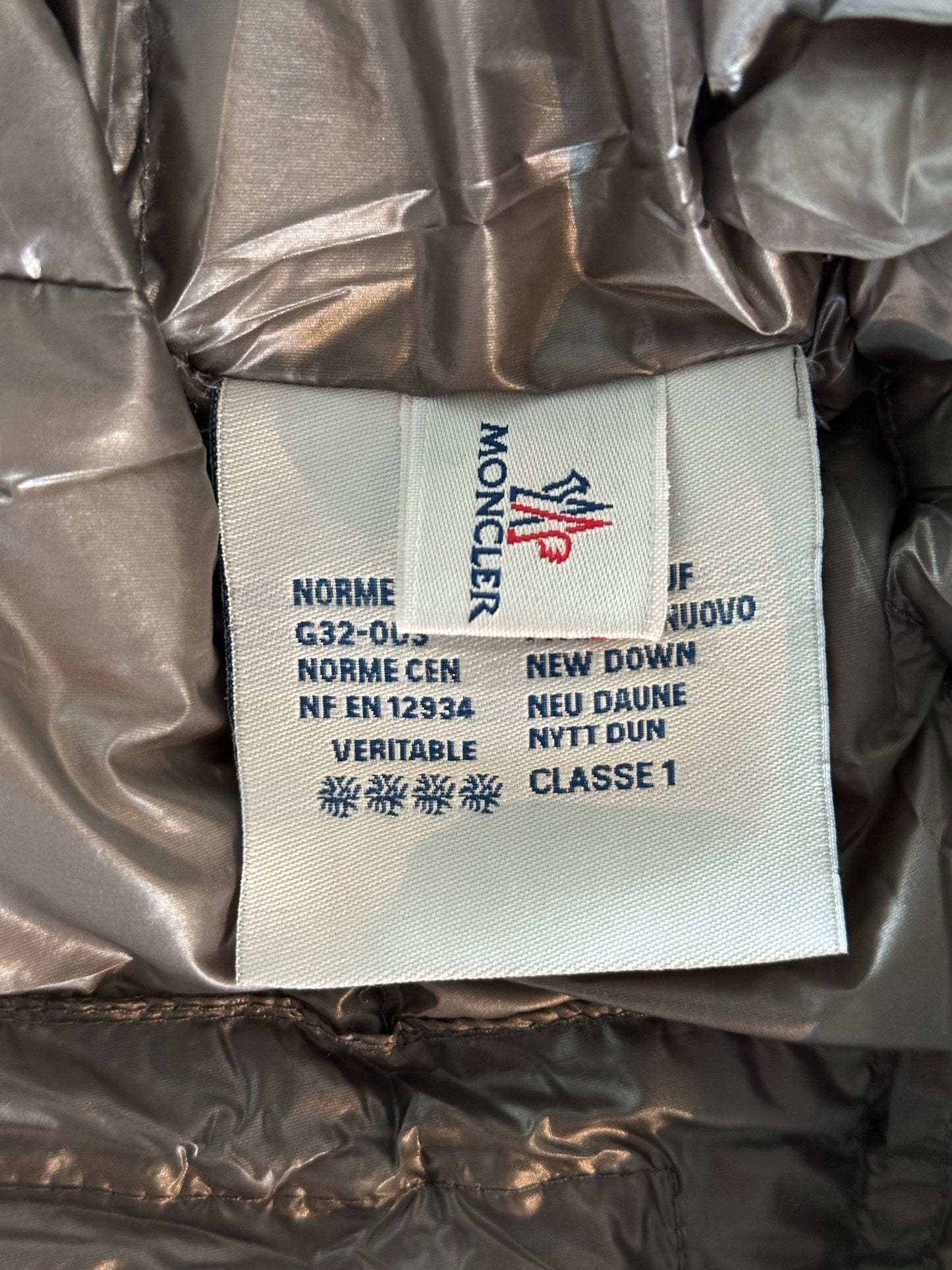 Moncler Grey Acorus Down Jacket