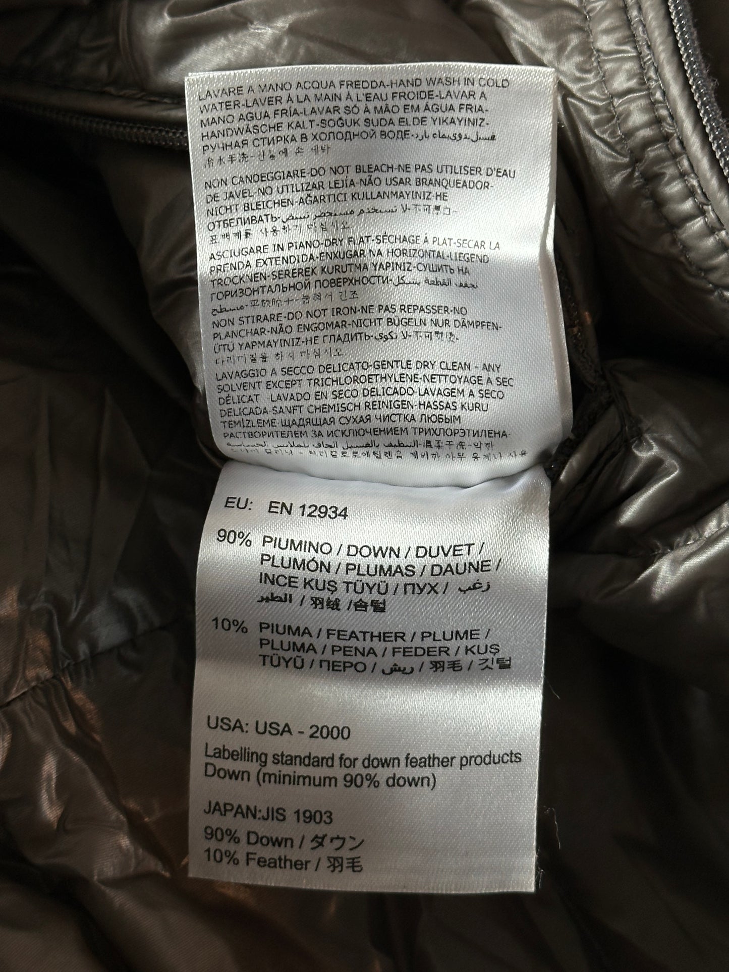 Moncler Grey Acorus Down Jacket