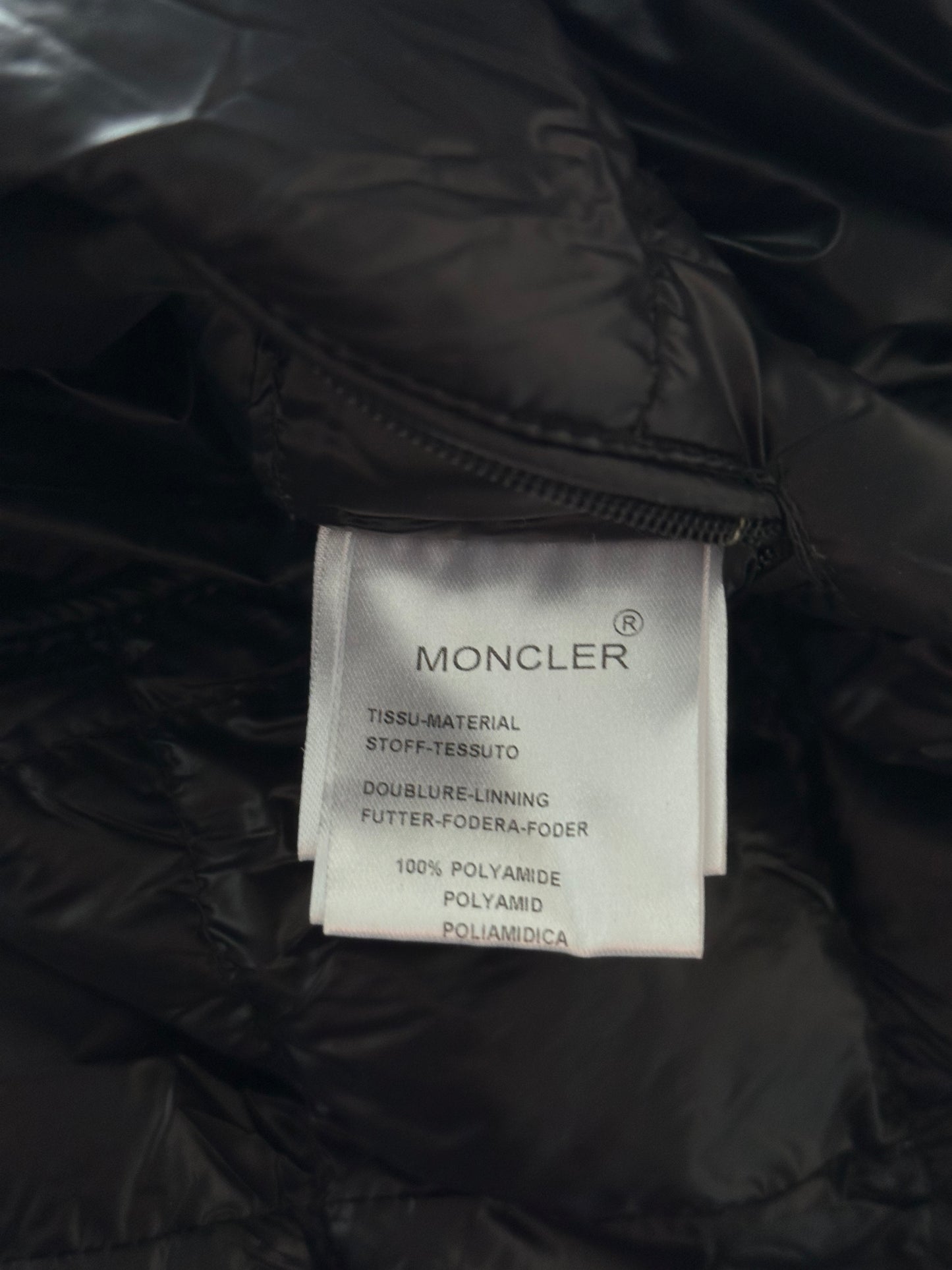 Moncler Black Acorus Down Jacket