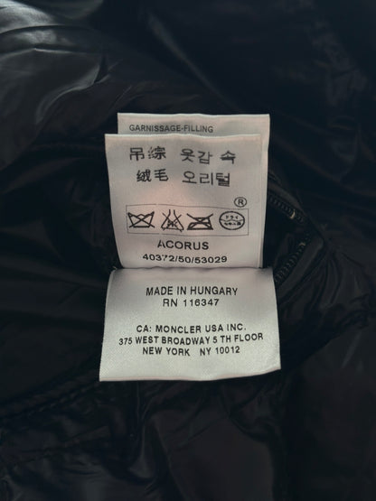 Moncler Black Acorus Down Jacket