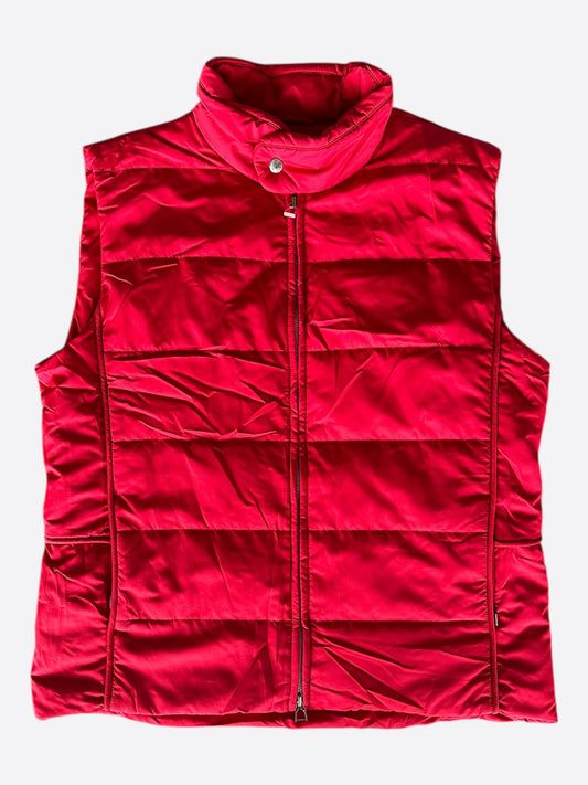 Hermes Red Jockey Vest