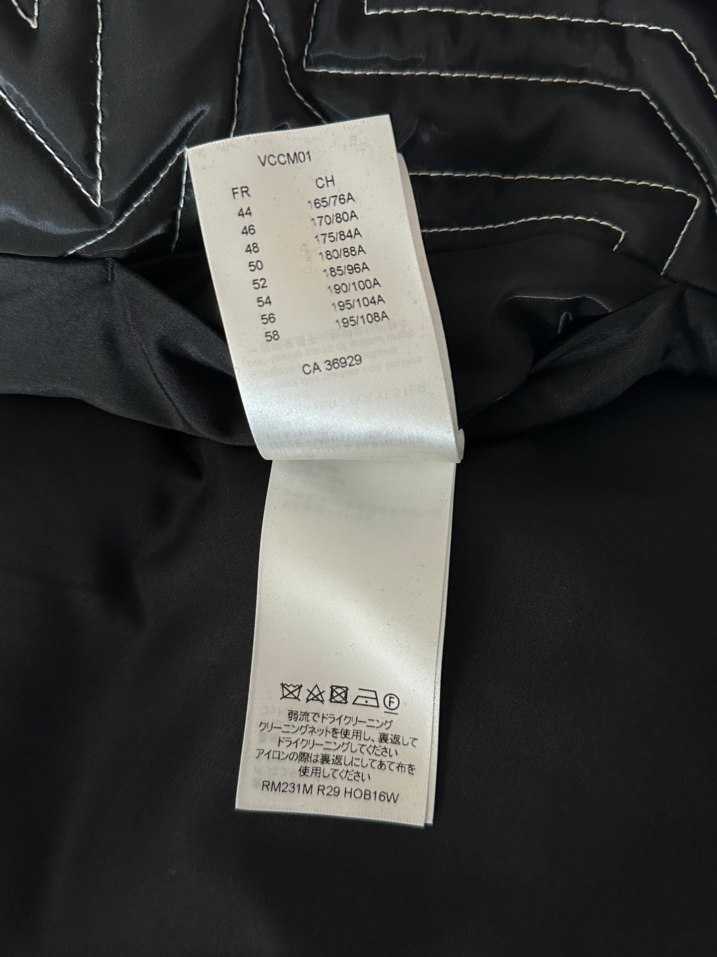 Louis Vuitton Black & White Snow Capsule Puffer Jacket