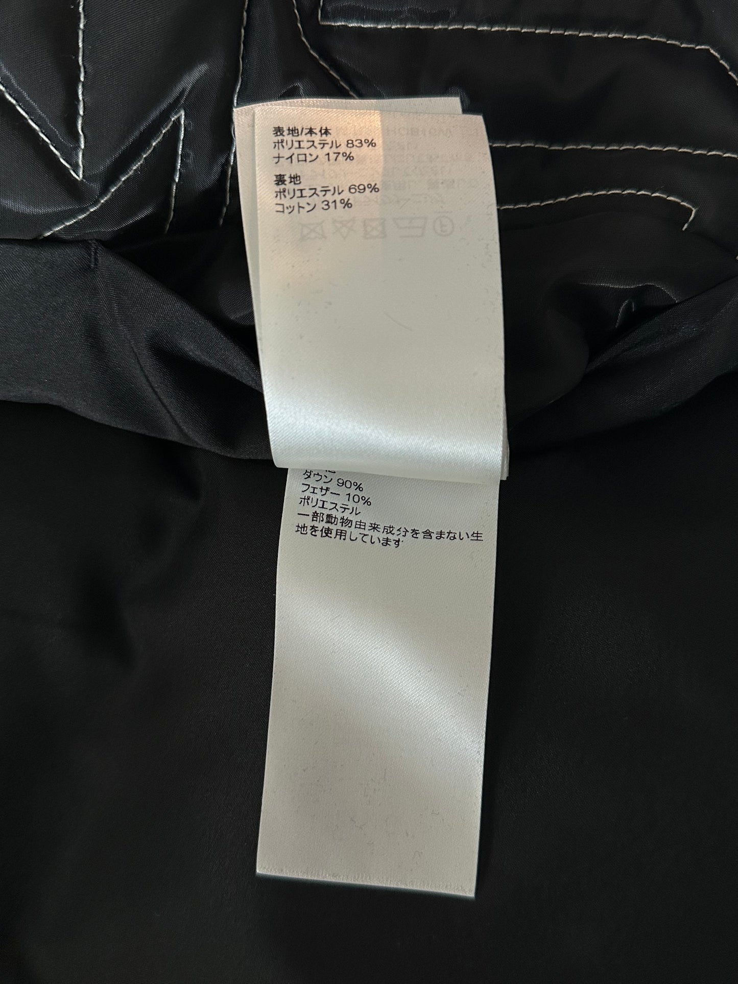 Louis Vuitton Black & White Snow Capsule Puffer Jacket