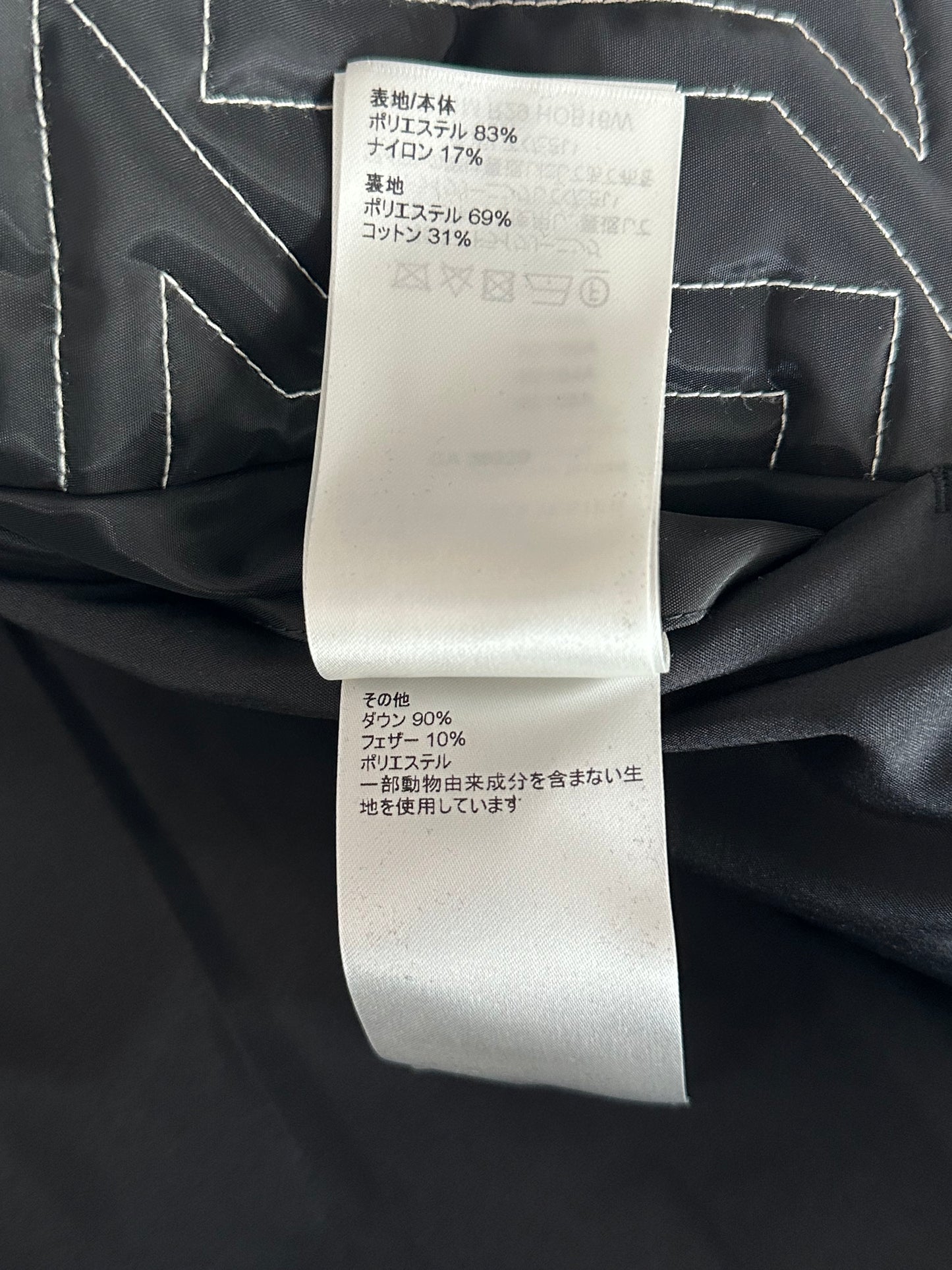 Louis Vuitton Black & White Snow Capsule Puffer Jacket
