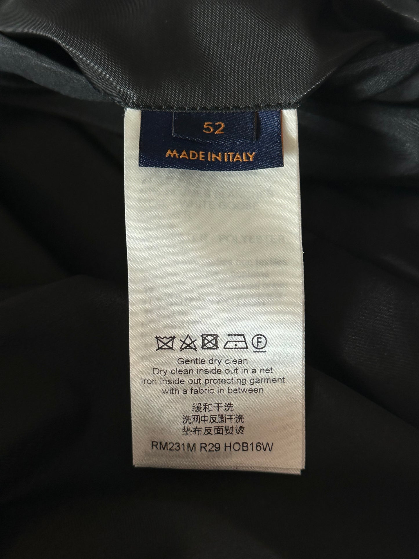 Louis Vuitton Black & White Snow Capsule Puffer Jacket