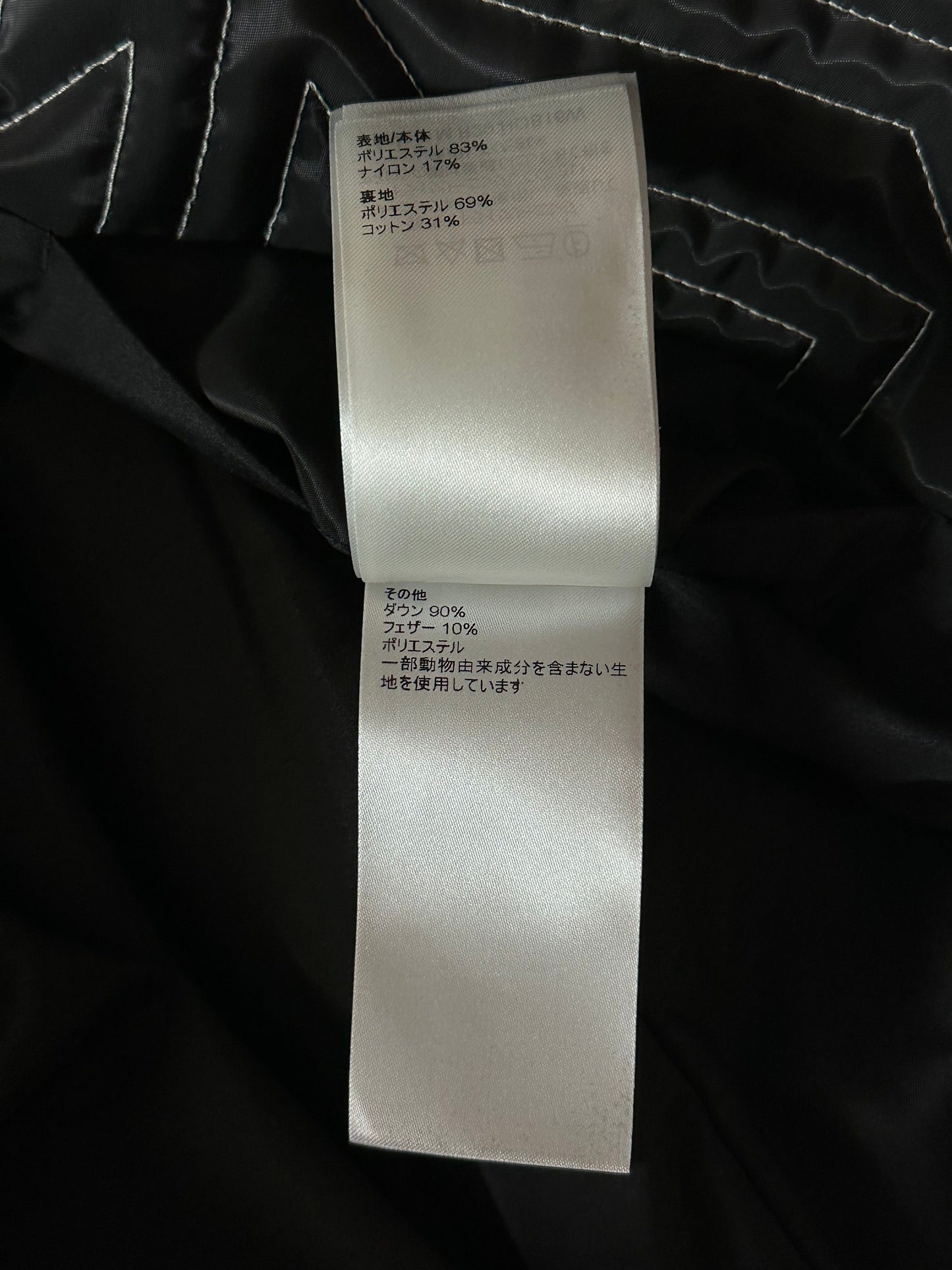 Louis Vuitton Black & White Snow Capsule Puffer Jacket