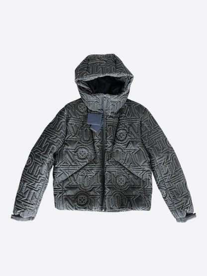 Louis Vuitton Black & White Snow Capsule Puffer Jacket