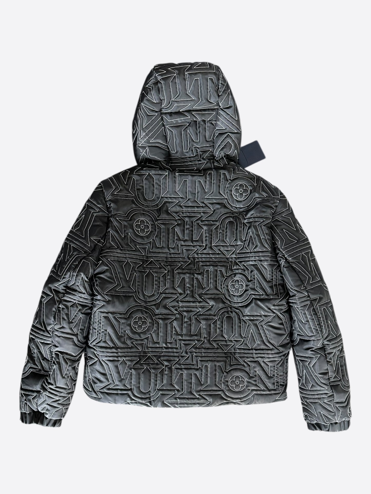 Louis Vuitton Black & White Snow Capsule Puffer Jacket