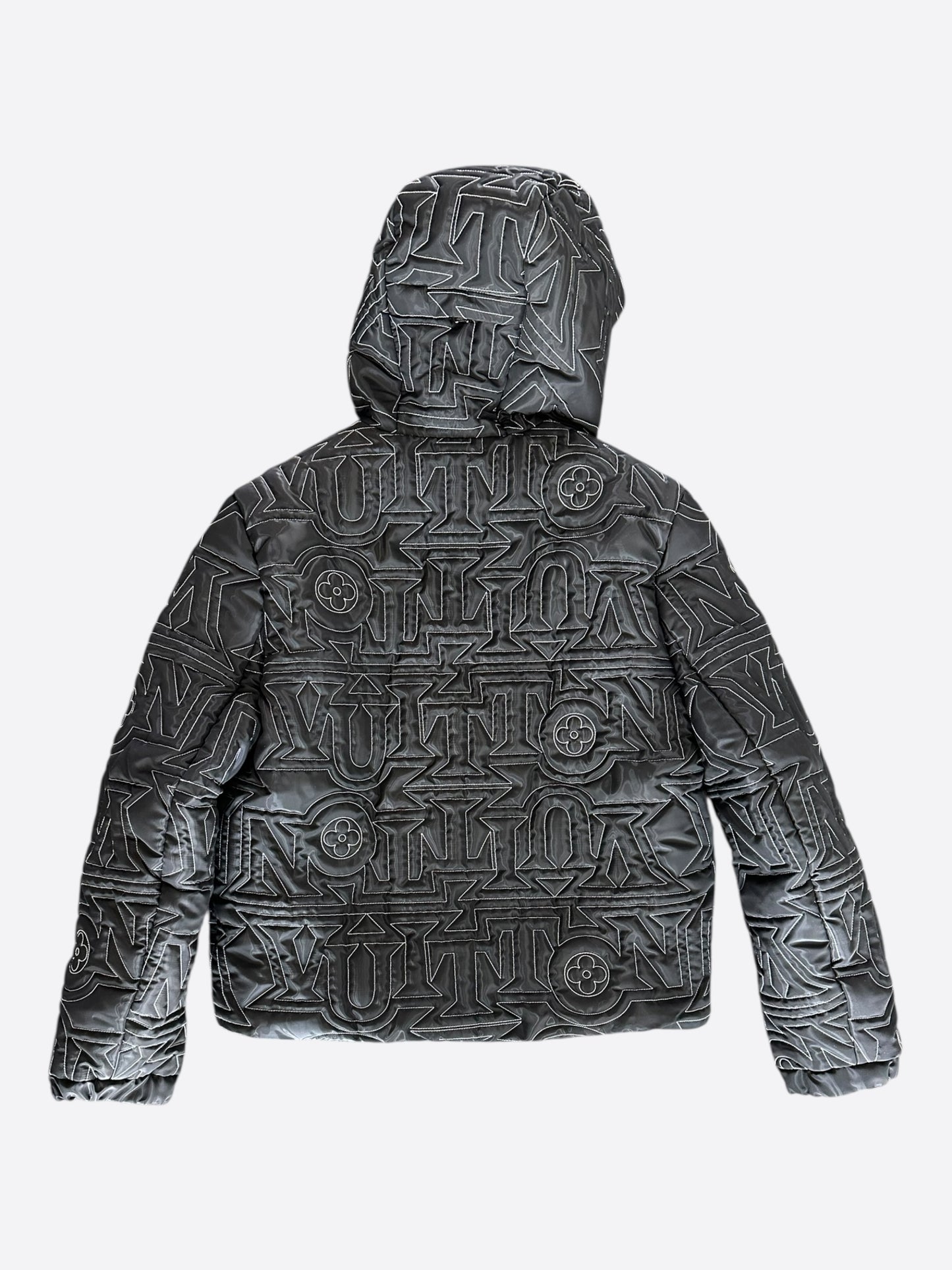 Louis Vuitton Black & White Snow Capsule Puffer Jacket