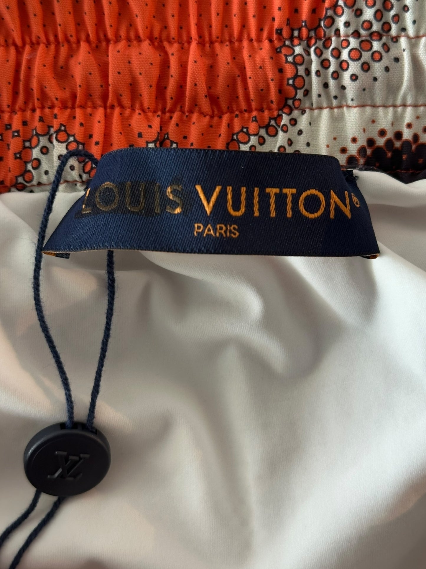 Louis Vuitton Orange Camouflage Swim Shorts