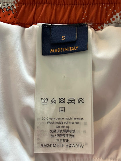 Louis Vuitton Orange Camouflage Swim Shorts
