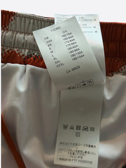 Louis Vuitton Orange Camouflage Swim Shorts