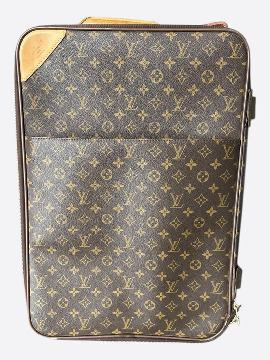Louis Vuitton Brown Monogram Pegasse 55