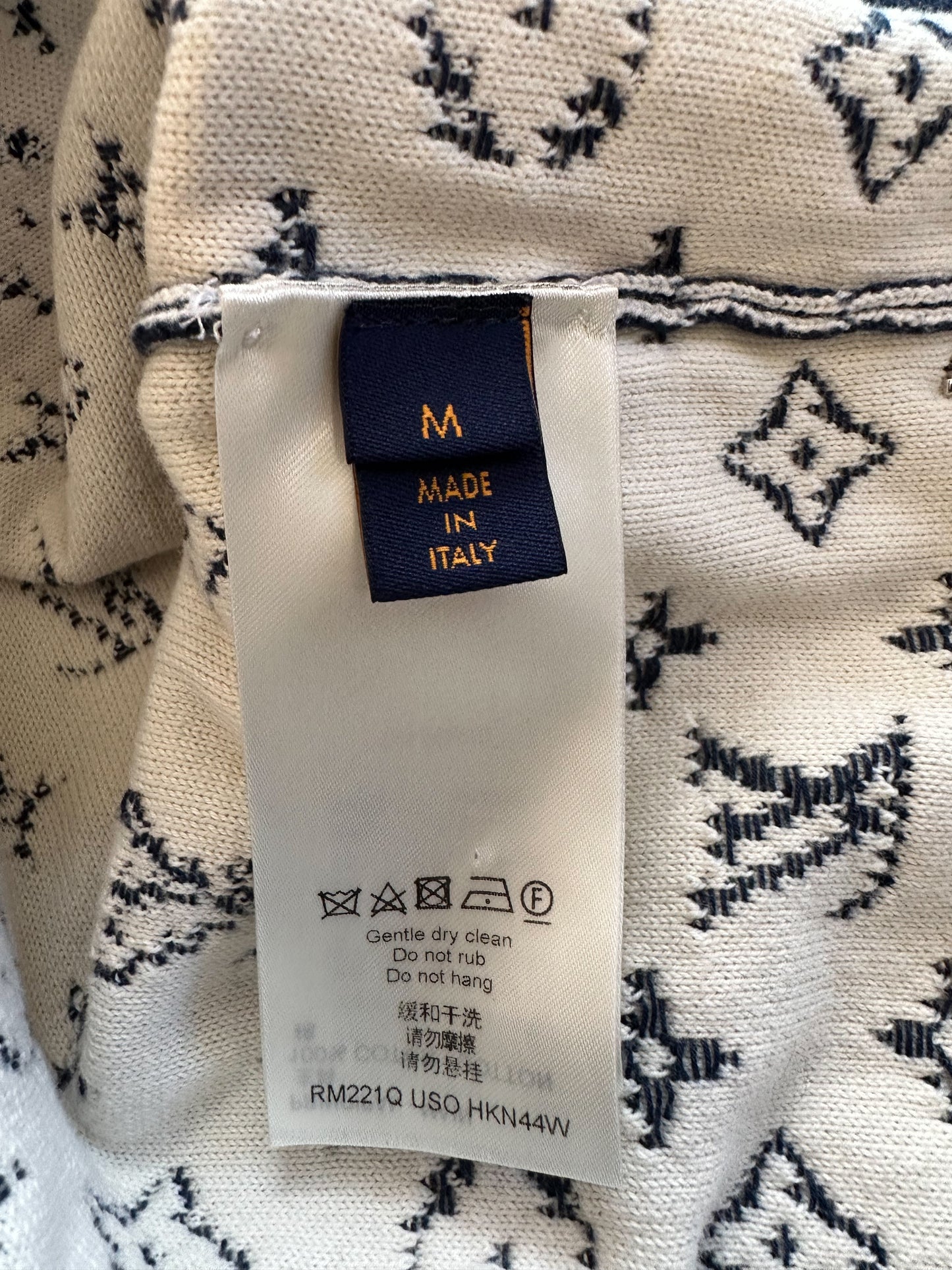 Louis Vuitton Blue & White Gradient Monogram Sweater