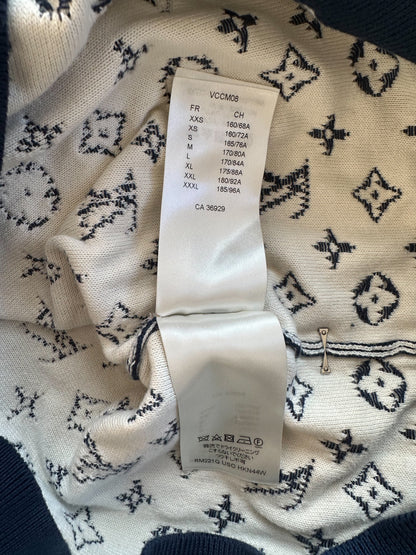 Louis Vuitton Blue & White Gradient Monogram Sweater